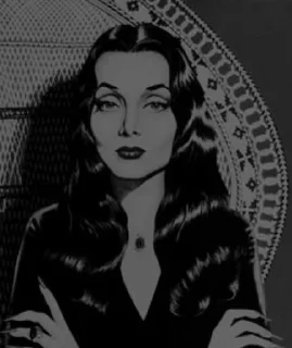 Sticker from Addams family