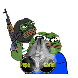 🫡 emoji Pepe CARTEL Telegram sticker 6 of 10