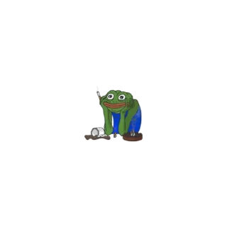 🚬 emoji Pepe Telegram sticker 18 of 24