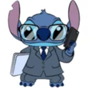Sticker from stitch