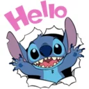 Sticker from stitch