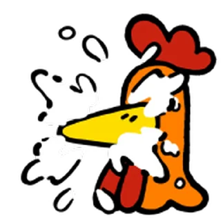 ⭐ emoji The annoying duck Telegram sticker 23 of 40