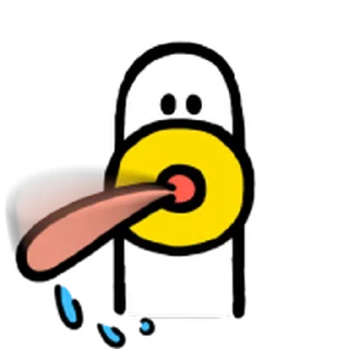 ⭐ emoji The annoying duck Telegram sticker 10 of 40