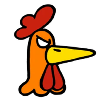 ⭐ emoji The annoying duck Telegram sticker 15 of 40