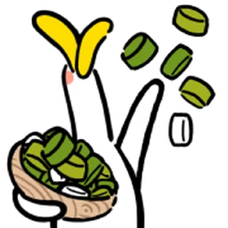⭐ emoji The annoying duck Telegram sticker 17 of 40
