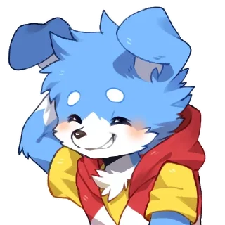 😅 emoji Puppies stickers Telegram sticker 6 of 100