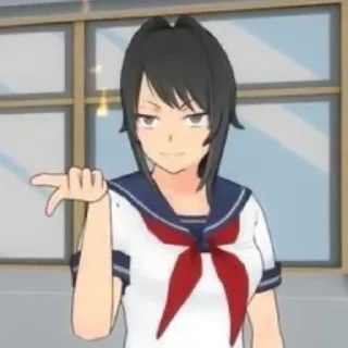 💁‍♀️ emoji yandere simulator @stickermily Telegram sticker 19 of 50
