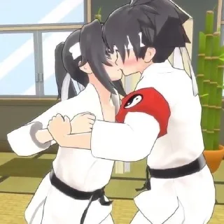 🫂 emoji yandere simulator @stickermily Telegram sticker 10 of 50