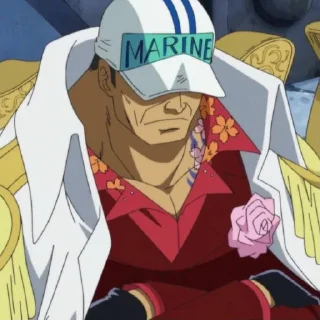 Sticker from Akainu @StickersofAnime
