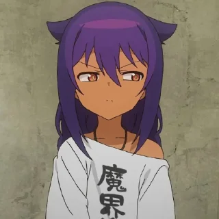 😒 emoji Jahy-sama wa Kujikenai! @StickersofAnime Telegram sticker 6 of 101