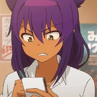 😠 emoji Jahy-sama wa Kujikenai! @StickersofAnime Telegram sticker 9 of 101