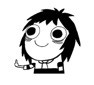 🖕 emoji 「Darkness」 Telegram sticker 16 of 63