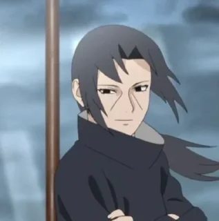 🙂 emoji Uchiha Telegram sticker 21 of 59