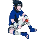 😐 emoji Uchiha Sasuke Telegram sticker 15 of 91