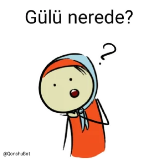 🤔 emoji Gülü @Qonshubot Telegram sticker 5 of 31