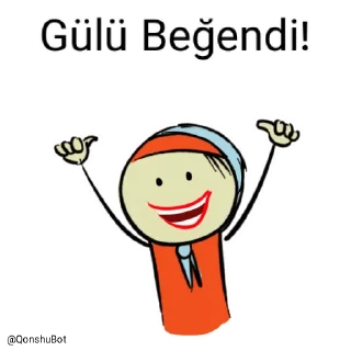 👍 emoji Gülü @Qonshubot Telegram sticker 20 of 31
