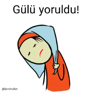 😣 emoji Gülü @Qonshubot Telegram sticker 9 of 31