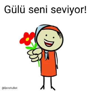 ❤️ emoji Gülü @Qonshubot Telegram sticker 8 of 31