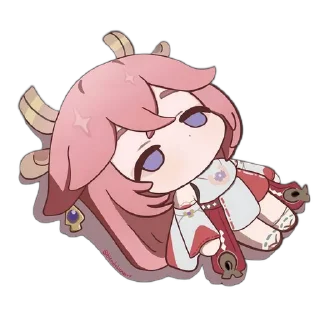 Sticker from Fallen characters