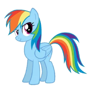 😏 emoji млп радуга @stickermily Telegram sticker 13 of 25