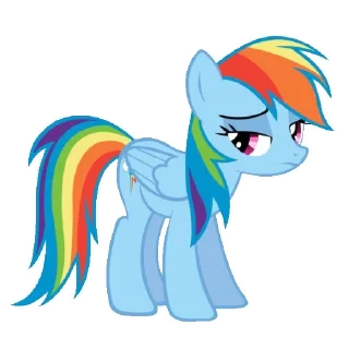 😕 emoji млп радуга @stickermily Telegram sticker 14 of 25