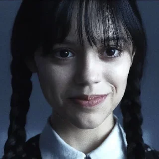 ☺️ emoji Wednesday Addams Telegram sticker 9 of 13