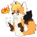 😁 emoji Flynn Fox Telegram sticker 10 of 11