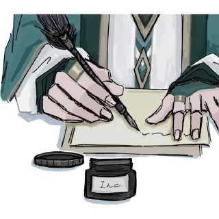 Sticker from Zandik The Scholar