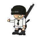 👍 emoji PUBG Telegram sticker 17 of 37