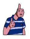👍 emoji El viejo y el paint Telegram sticker 20 of 96
