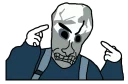 🖕 emoji El viejo y el paint Telegram sticker 21 of 96