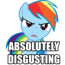Sticker from MLP reaction memes