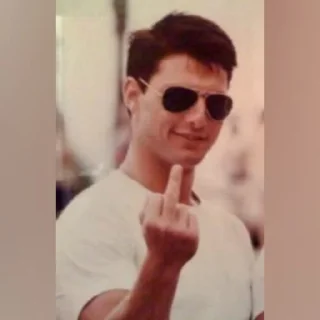 🖕 emoji Middle Finger - @Stickerabad Telegram sticker 10 of 11