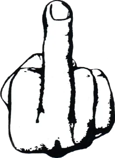 🖕 emoji Middle Finger | @RitikXD @StickerPanel Telegram sticker 13 of 23