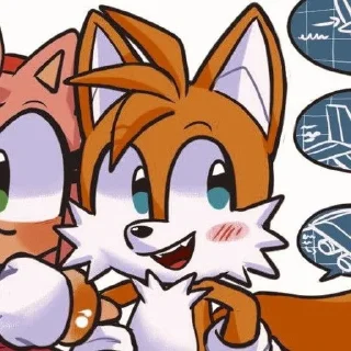🌟 emoji Tails&Amy Telegram sticker 4 of 27