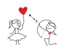 ❣ emoji Pepe & Lulu \Love Journey\ [@Stikeram] [SeRaMo.iR] Telegram sticker 9 of 41