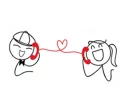 😍 emoji Pepe & Lulu \Love Journey\ [@Stikeram] [SeRaMo.iR] Telegram sticker 12 of 41