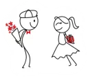 ☺️ emoji Pepe & Lulu \Love Journey\ [@Stikeram] [SeRaMo.iR] Telegram sticker 16 of 41