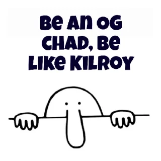 😄 emoji Kilroy Is Here Telegram sticker 24 of 33