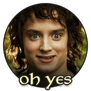 😏 emoji LOTR - 1 by Belial90 Telegram sticker 4 of 111