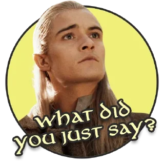 🤨 emoji LOTR - 1 by Belial90 Telegram sticker 16 of 111