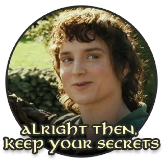 🤫 emoji LOTR - 1 by Belial90 Telegram sticker 3 of 111