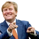 👉 emoji Willem-Alexander Claus George Ferdinand, Koning der Nederlanden Telegram sticker 19 of 26