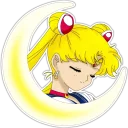 🌙 emoji Sailor moOn 🌙 Telegram sticker 7 of 100