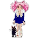 🙁 emoji Sailor moOn 🌙 Telegram sticker 5 of 100