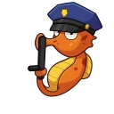 👮‍♂ emoji Zibarouyan - @Stickerabad Telegram sticker 11 of 39