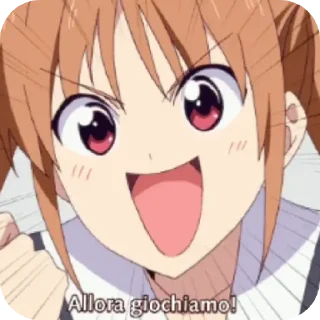😼 emoji Random Anime Telegram sticker 24 of 120