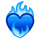💙 emoji Blue blood emoji @TgEmojis_bot Telegram sticker 3 of 101