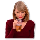 🍺 emoji Taylor Swift Telegram sticker 23 of 29