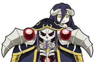 💙 emoji Albedo by @kyubi_le_renard_9 & @otakuisland1 Telegram sticker 13 of 40